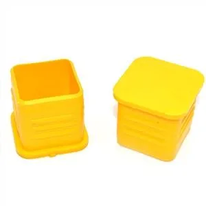 Disesuaikan PP PA6 Colorful Square Injection Cetakan Bagian Plastik